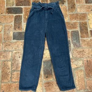 Abercrombie& Fitch Corduroy Pants Blue